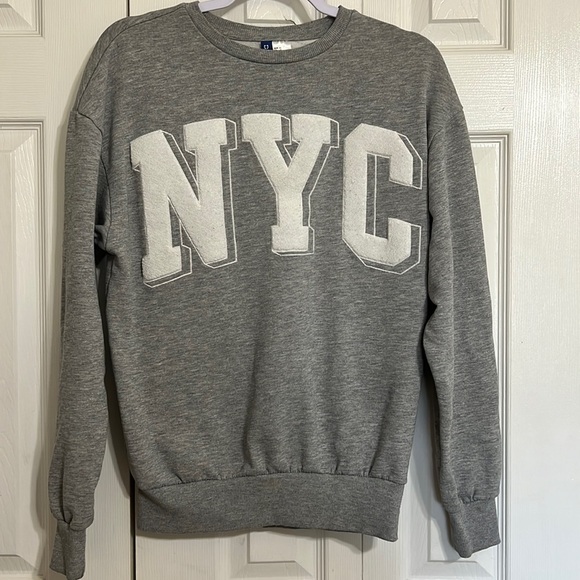 Divided H&M NYC Sweater Sweatshirt (oversized) - Picture 3 of 9